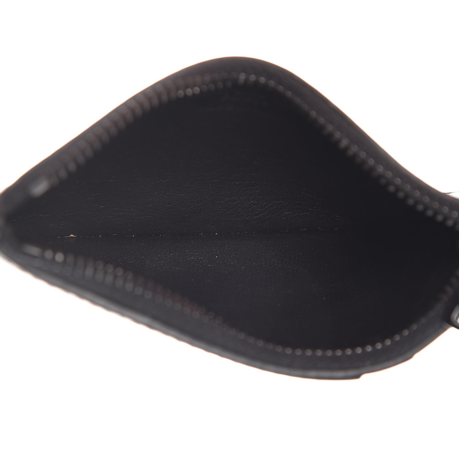 Saint Laurent Calfskin 5 Fragments Zip Pouch Card Holder Black 5 of 6