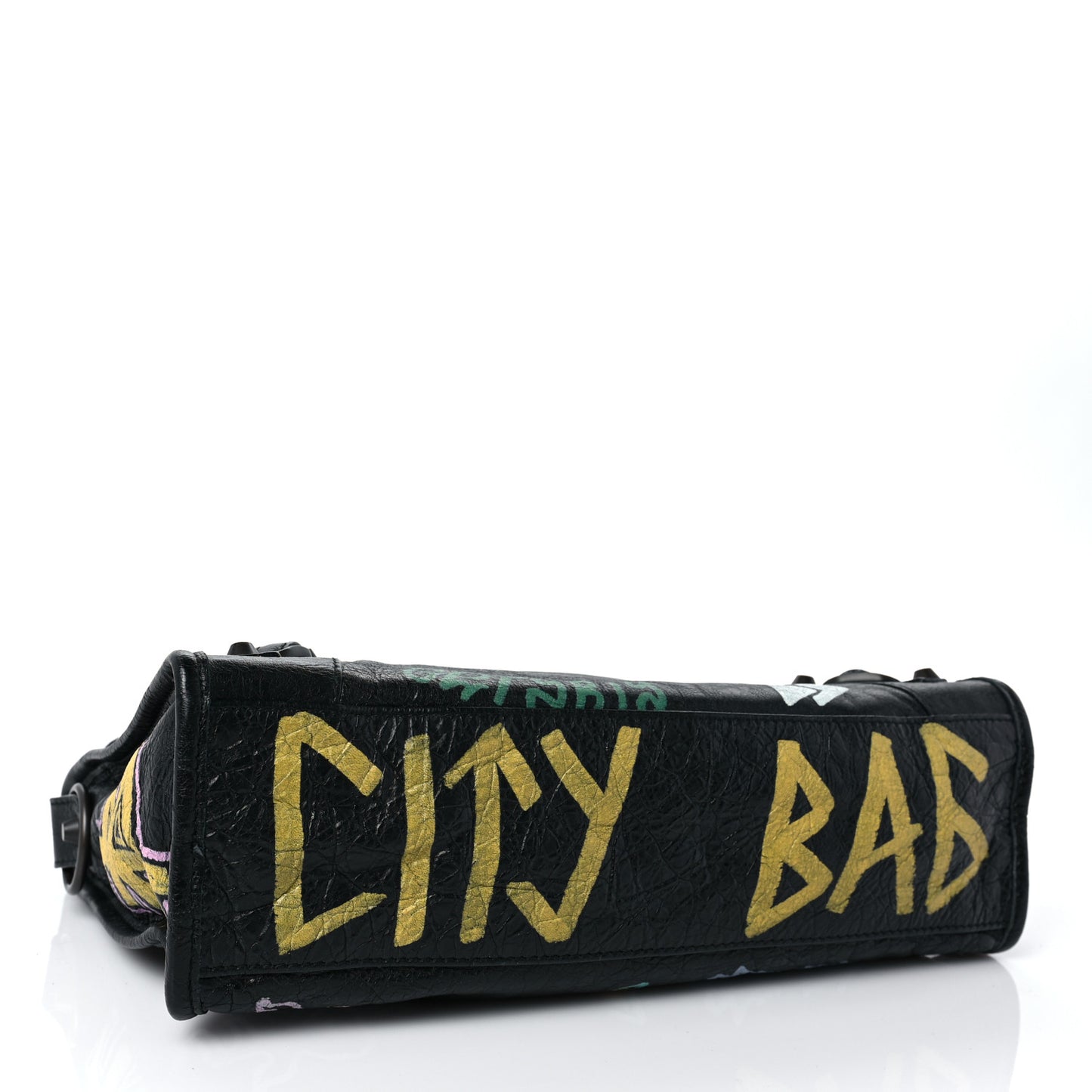 Agneau Graffiti All Over Classic Hardware S City Black Multicolor