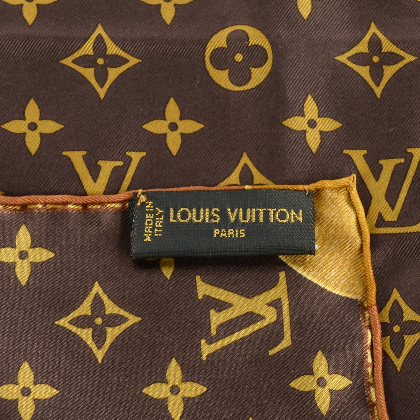 Silk Monogram Classic Square Scarf