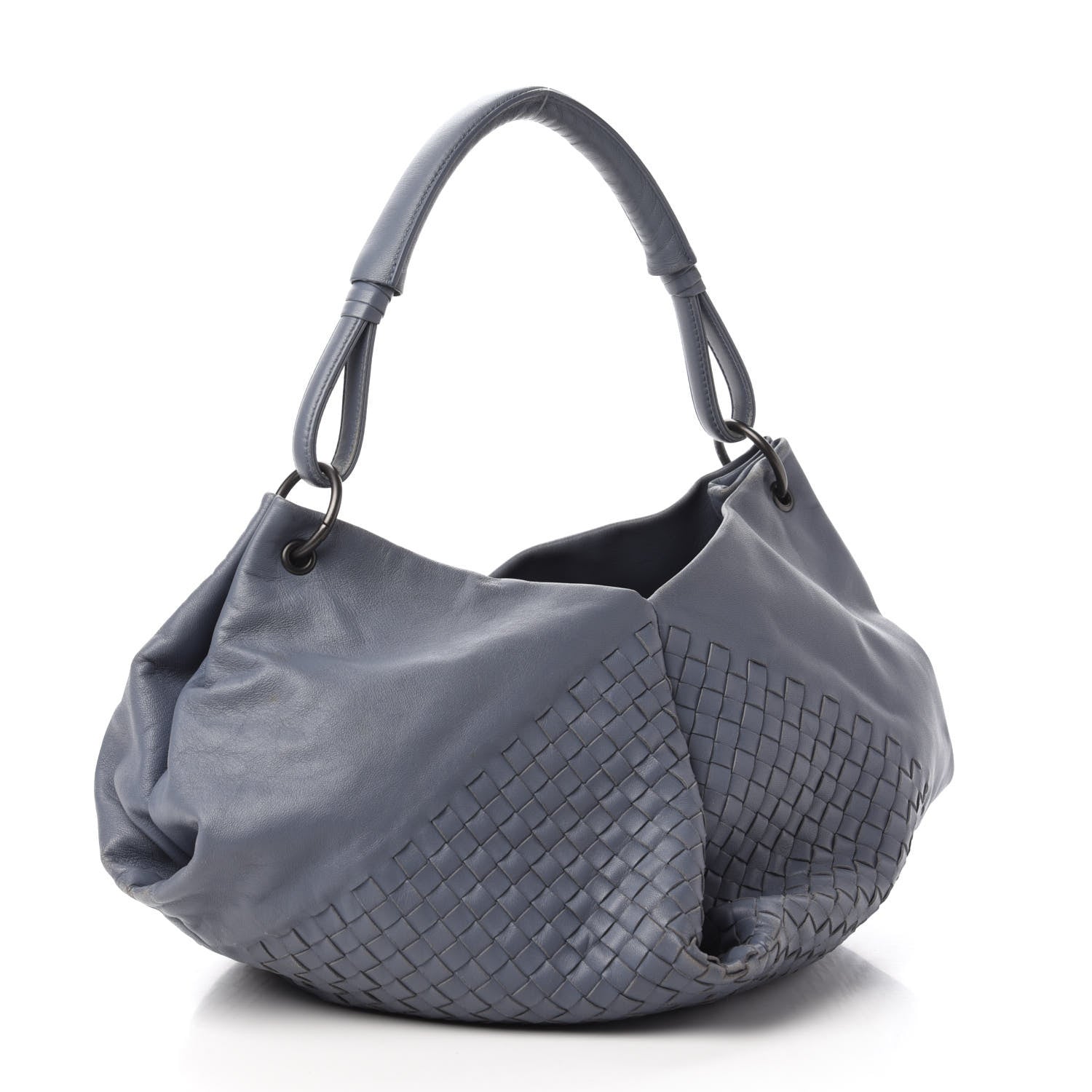 Bottega Veneta Nappa Intrecciato Aquilone Fortune Cookie Hobo Krim 3 of 9