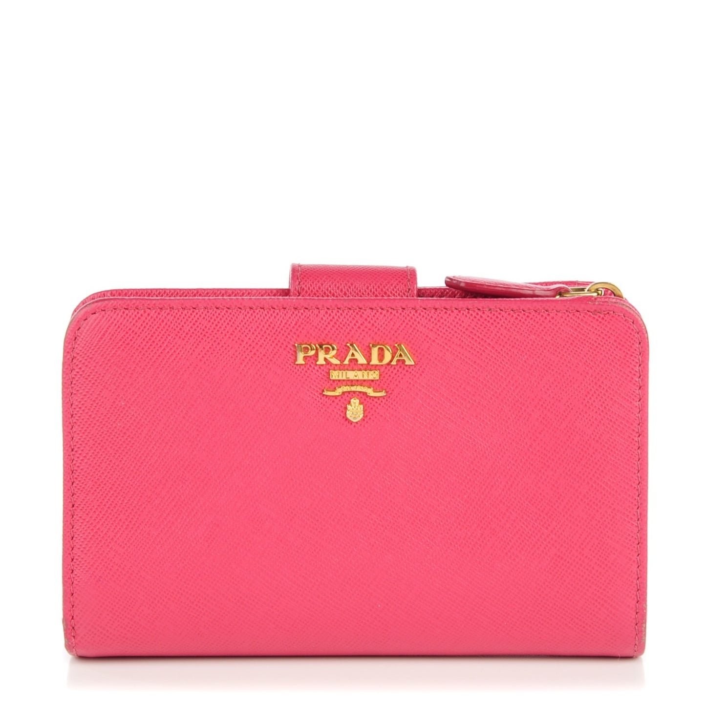 Saffiano Metal Compact Wallet Ibisco