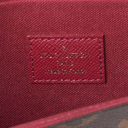 Louis Vuitton Monogram Pochette Felicie Chain Wallet Fuchsia 8 of 8
