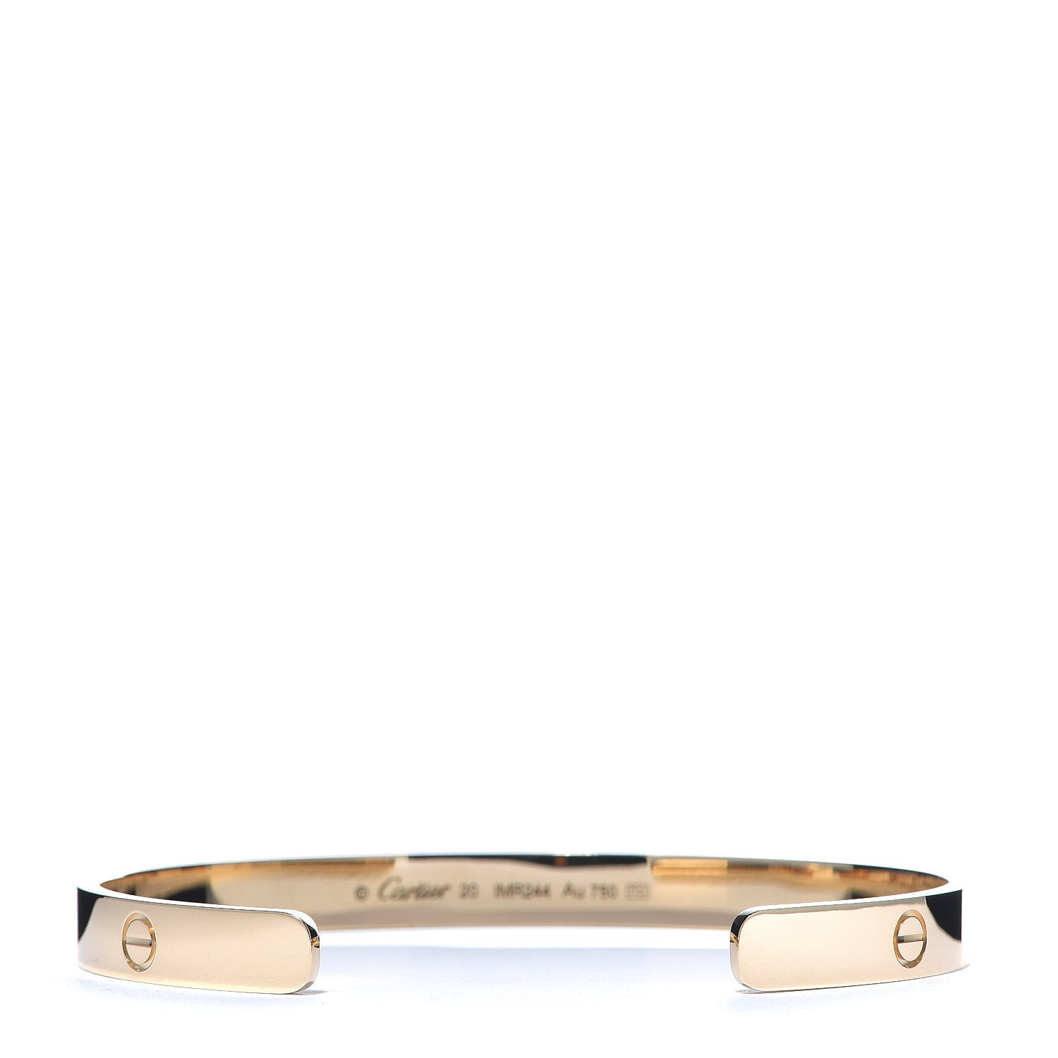 Cartier 18K Yellow Gold LOVE Cuff Bracelet 20 3 of 5