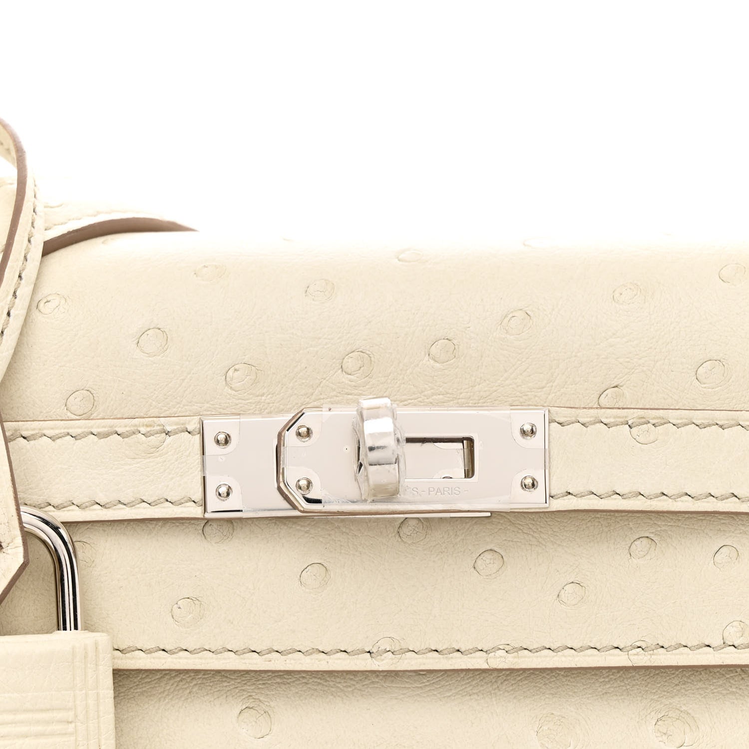 Hermes Ostrich Kelly Sellier 25 Beton 15 of 21