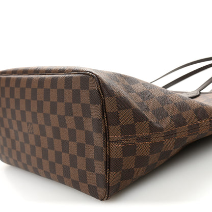Louis Vuitton Damier Ebene Neo Neverfull MM Rose Ballerine 9 of 9