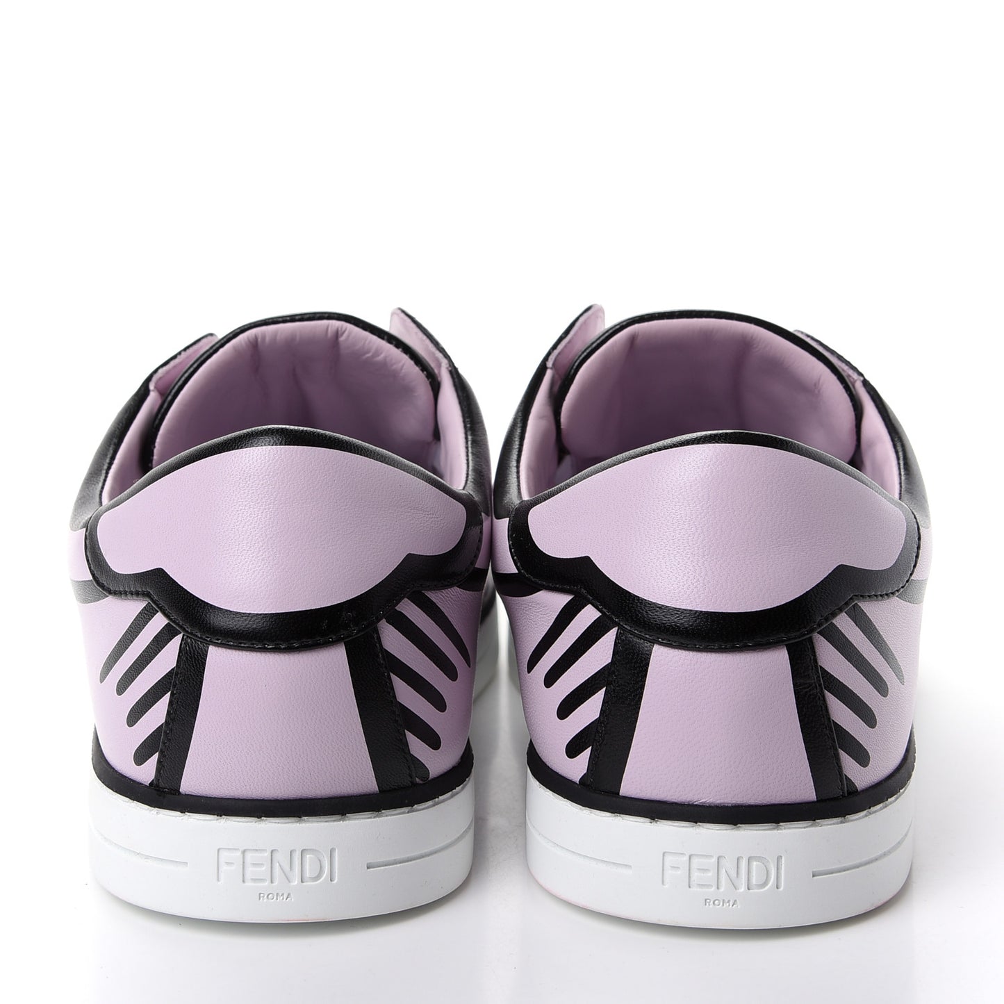 X JOSHUA VIDES Nappa Rockoclick Slip On Sneakers 41 Pink Xiloph White Black