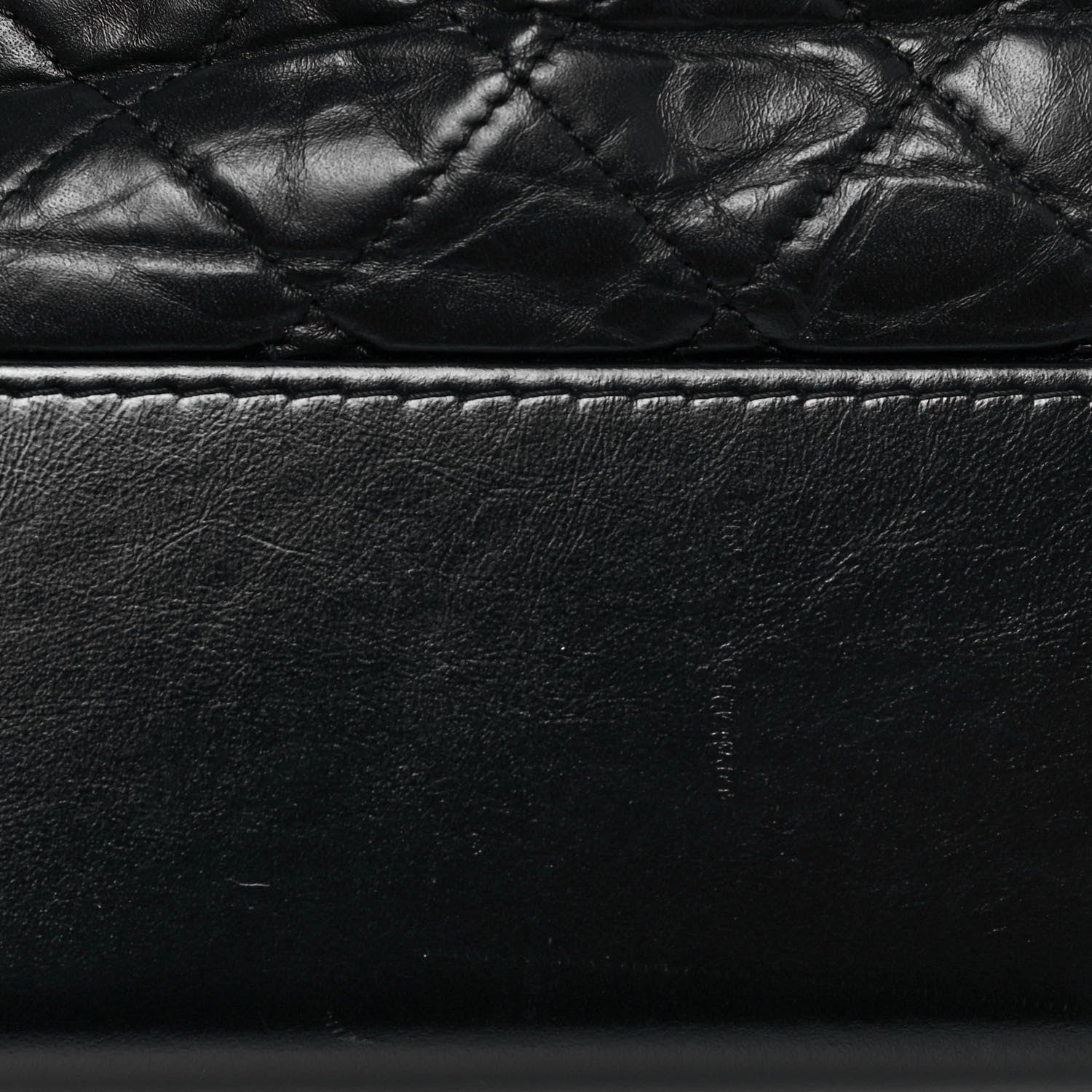 Chanel Aged Calfskin Quilted Medium Gabrielle Hobo Black 11 of 14