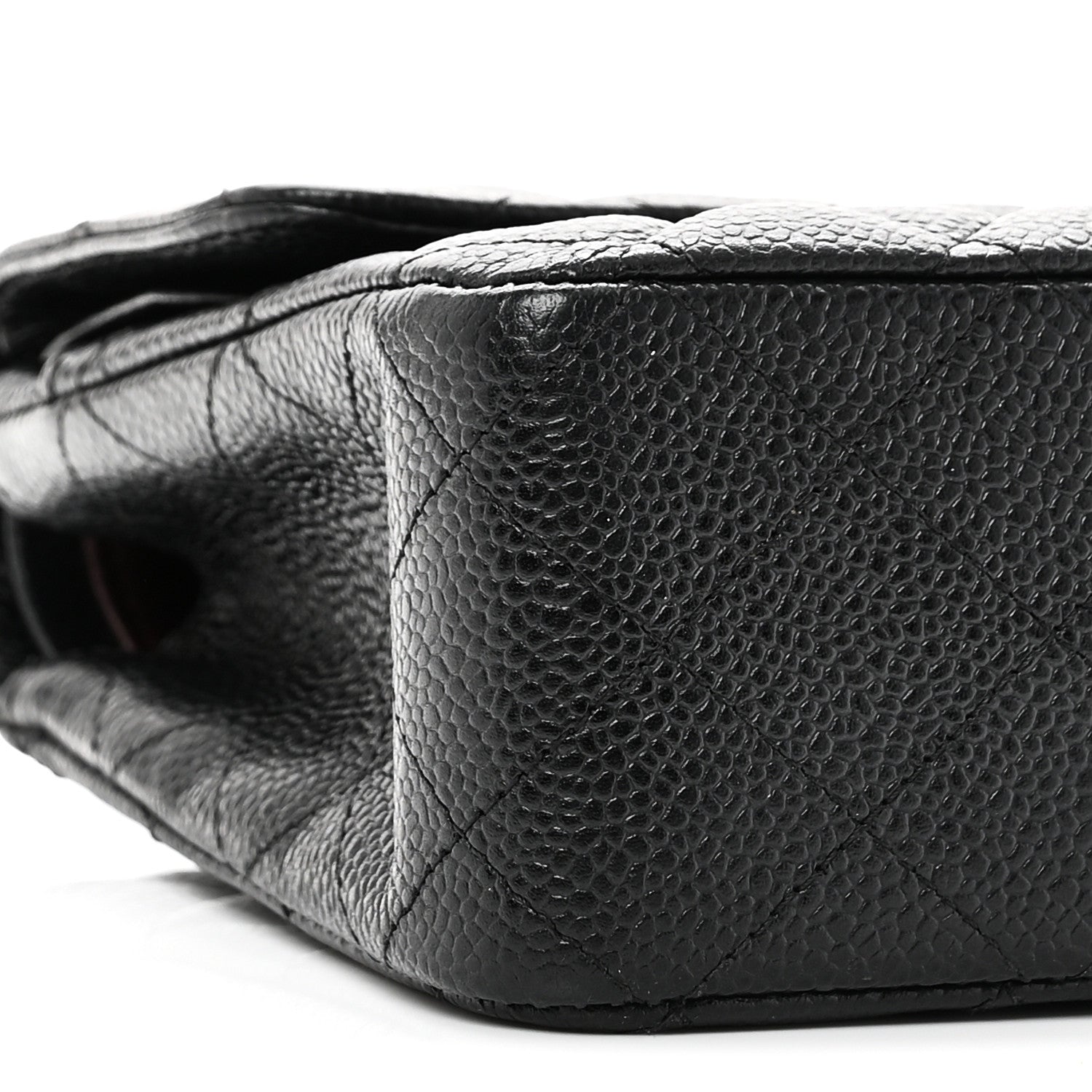 Chanel Caviar Quilted Medium Double Flap Black 9 of 11