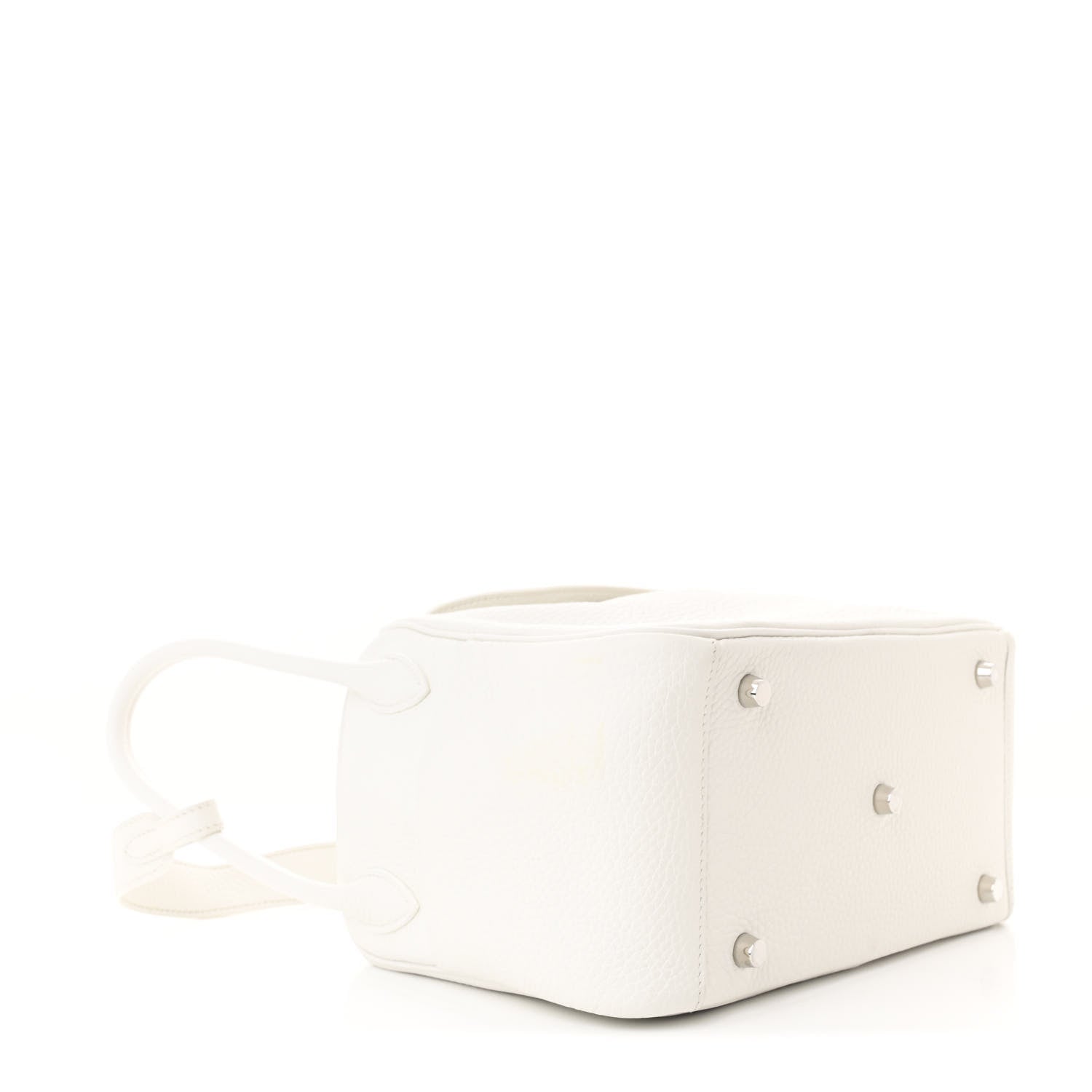 Hermes Taurillon Clemence Lindy 26 White 4 of 11