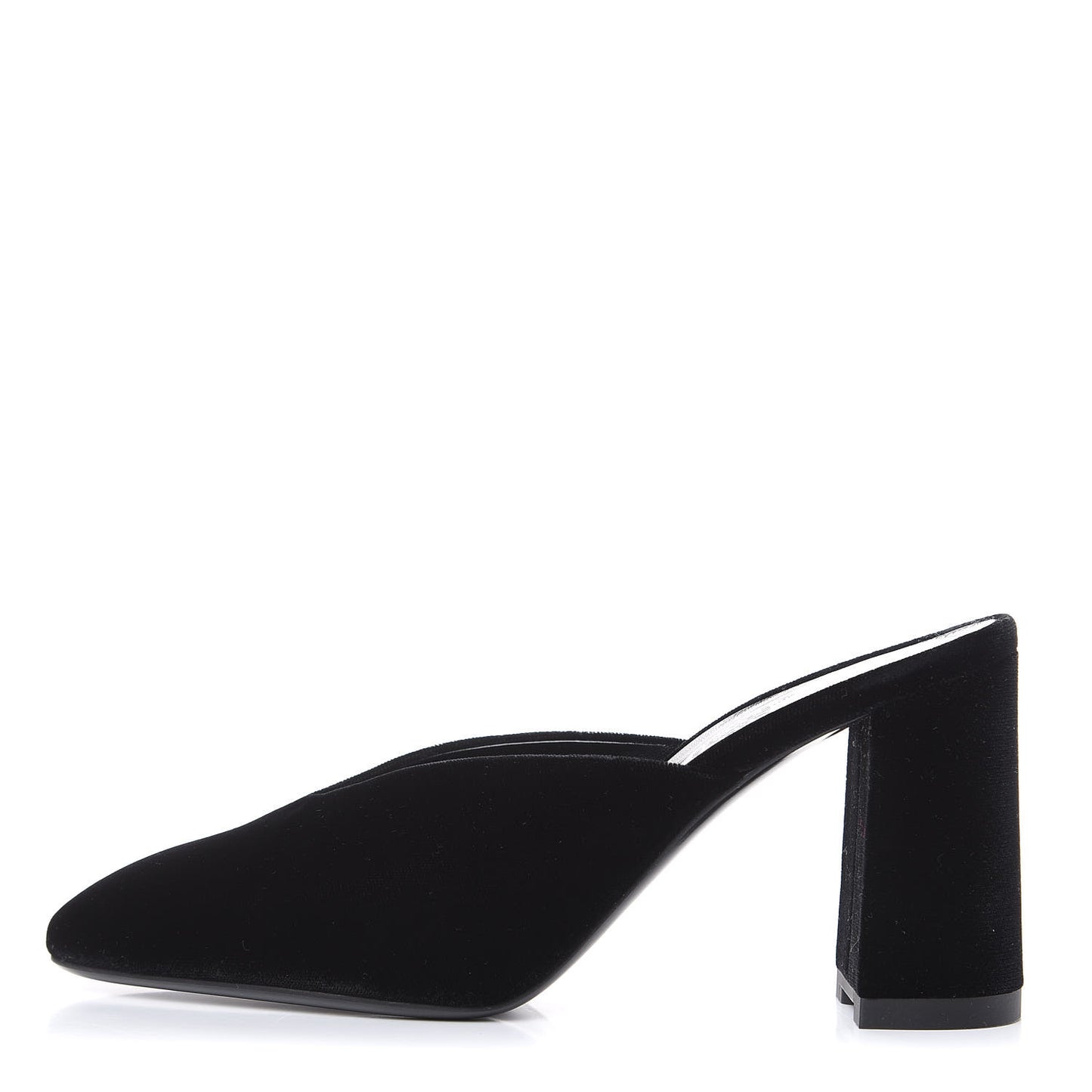 Velvet Victoria Mule 37 Black