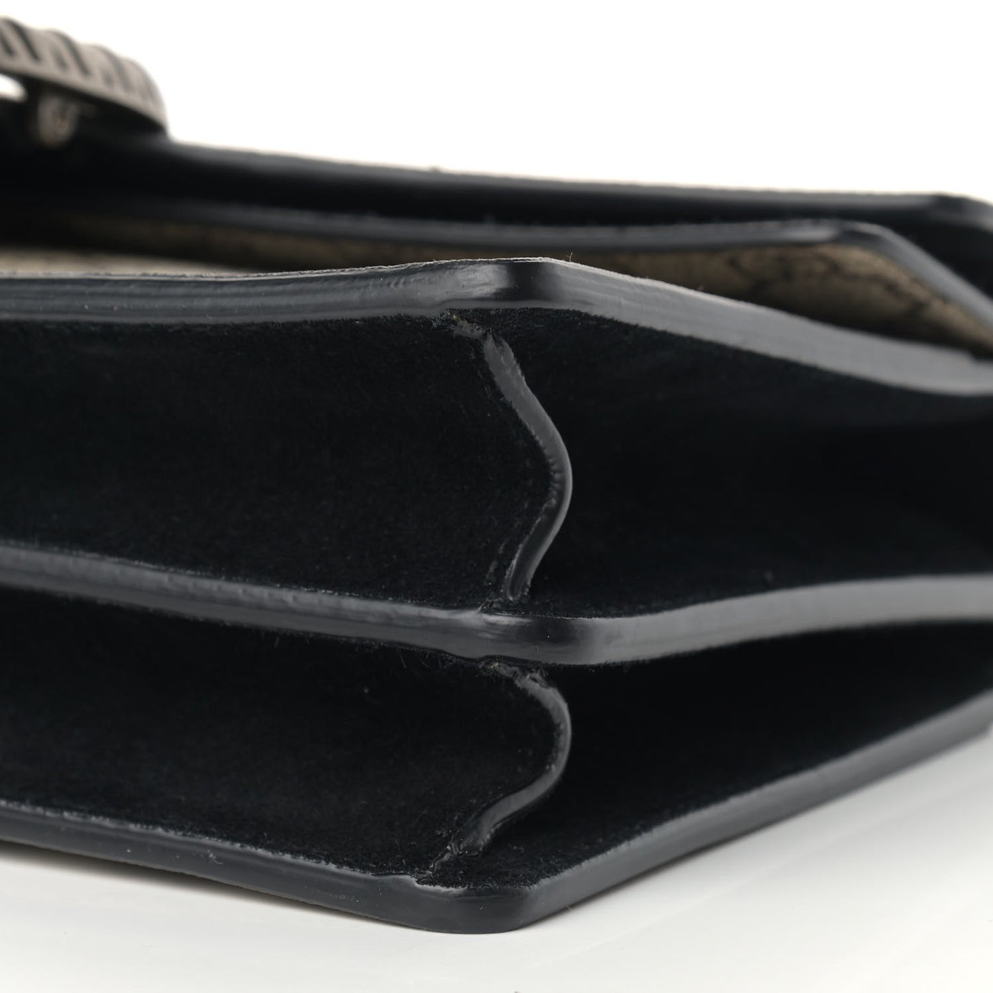 GG Supreme Monogram Small Dionysus Shoulder Bag Black