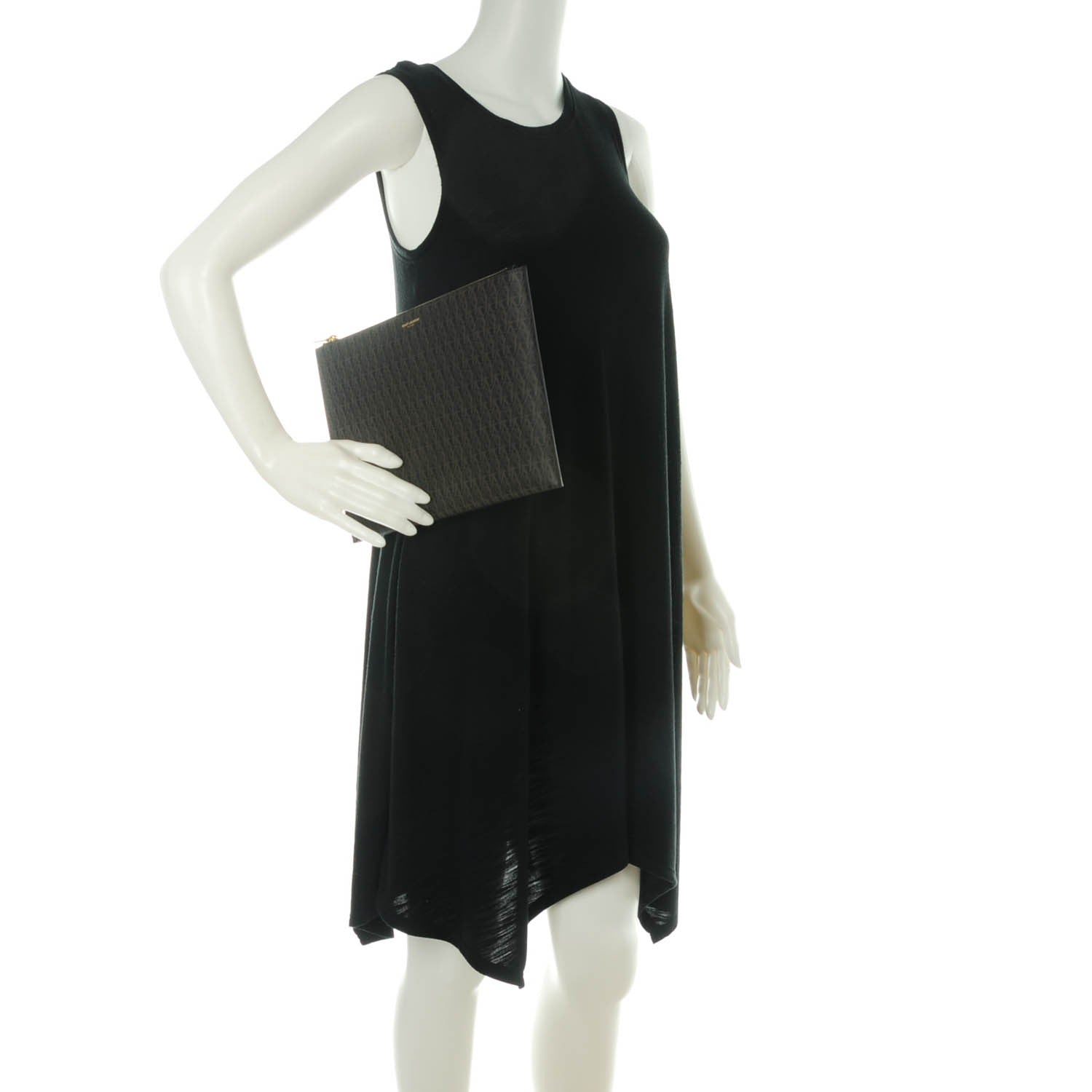 Saint Laurent Toile Classic Monogram iPad Holder 2 of 7