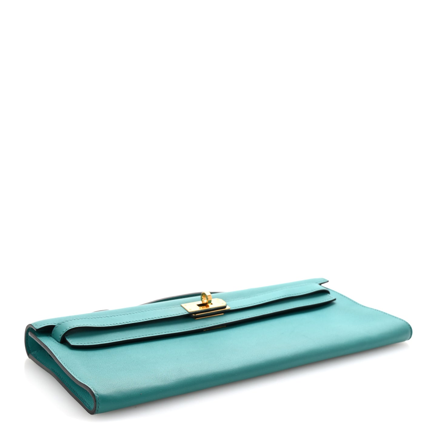 Swift Kelly Cut Clutch Pochette Vert Verone