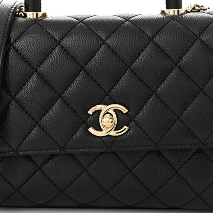 Chanel Caviar Quilted Mini Coco Handle Flap Black 8 of 10