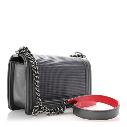 Chanel Lambskin Embossed Medium Boy Cube Flap Grey 3 of 10