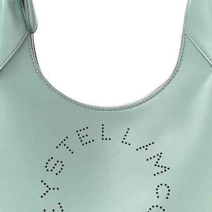 Stella McCartney Eco Alter Nappa Perforated Logo Small Hobo Mist 7 of 9