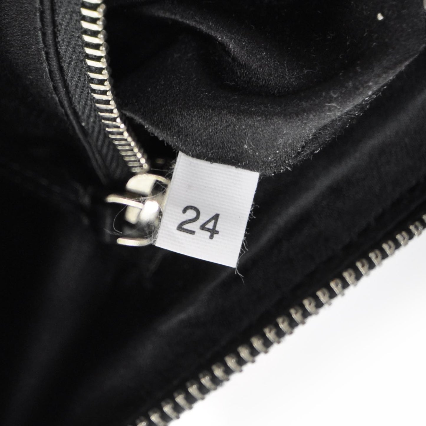 Crocodile Embossed Long Clutch Black