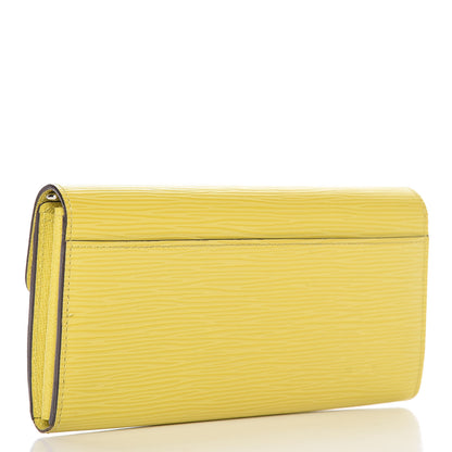 Louis Vuitton Epi Sarah Wallet NM Pistache 3 of 13