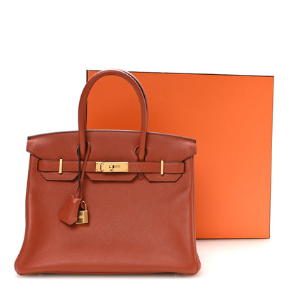 Hermes Taurillon Novillo Birkin 30 Cuivre 11 of 11