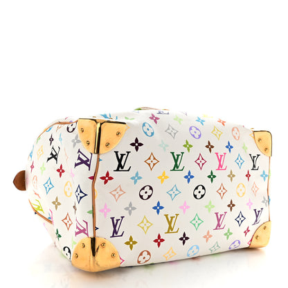 Louis Vuitton Monogram Multicolor Speedy 30 White 4 of 9