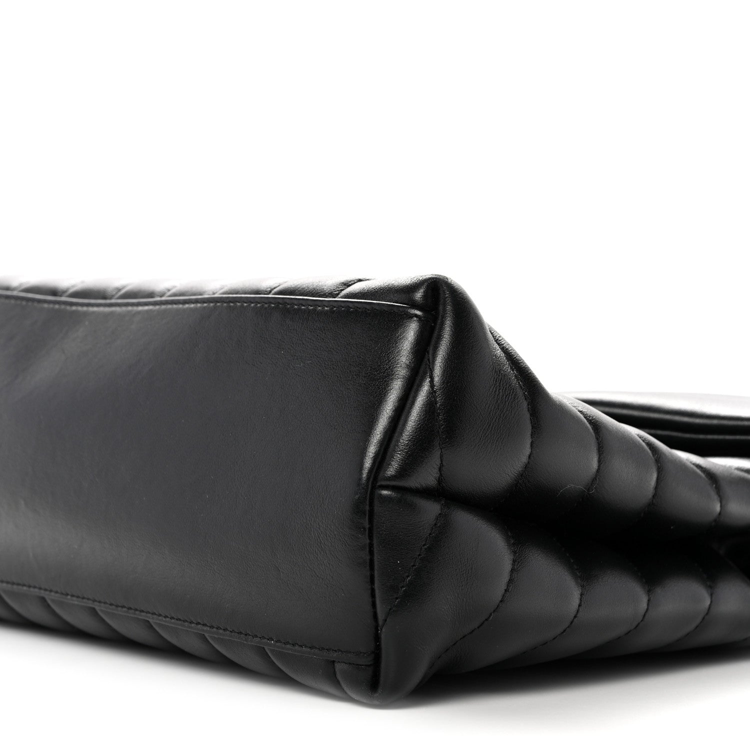 Saint Laurent Calfskin Y Quilted Monogram Medium Loulou Chain Satchel Black 10 of 14