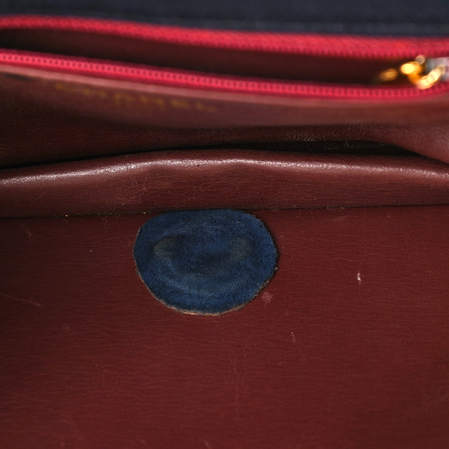 Jersey Diamond Stitched Small Single Flap Navy Blue