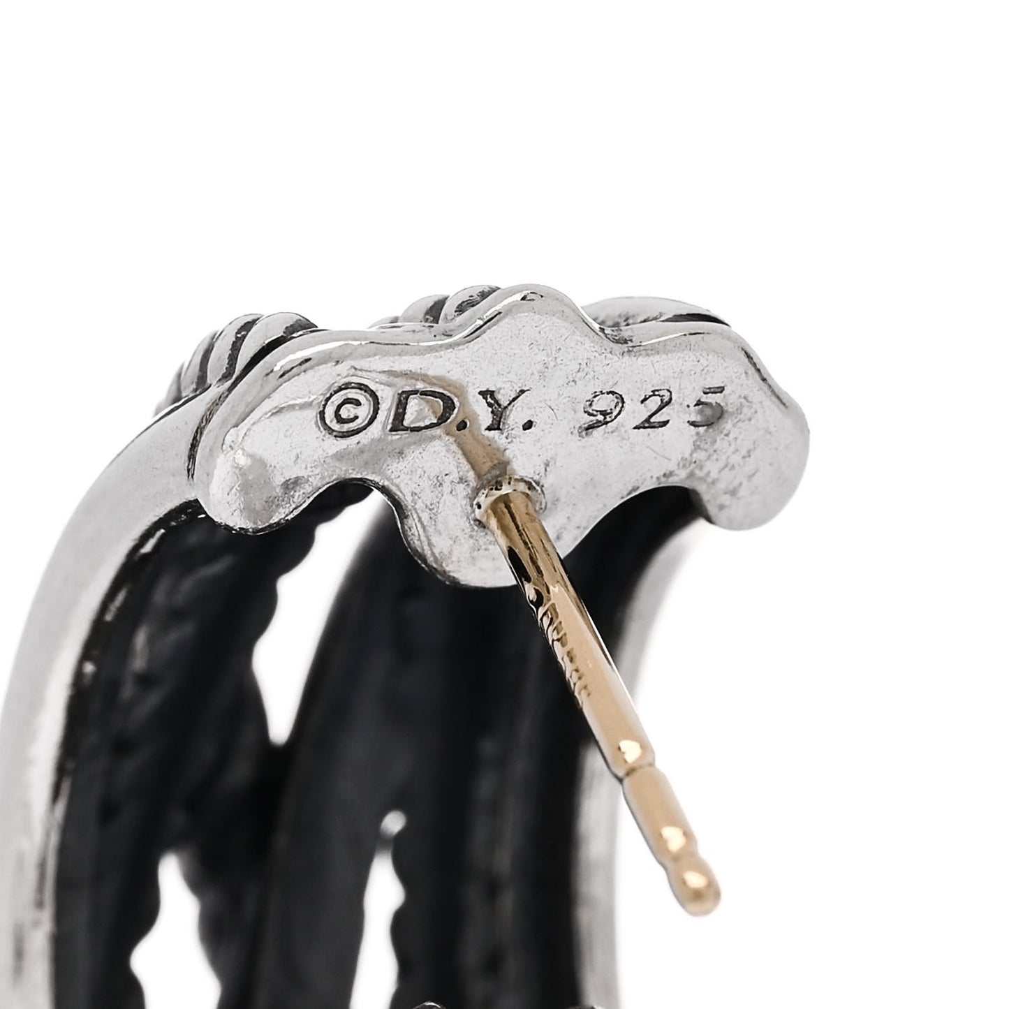 DAVID YURMAN Sterling Silver Crossover Shrimp Earrings