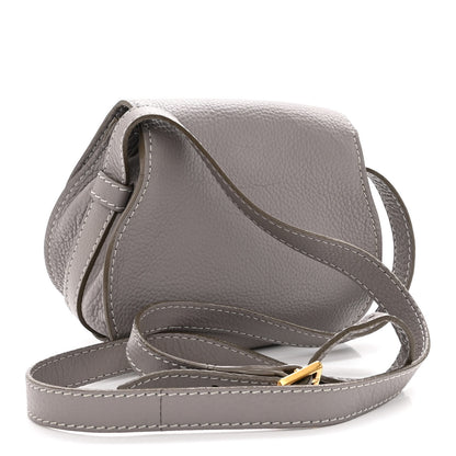 Chloe Calfskin Mini Marcie Round Crossbody Bag Cashmere Grey 3 of 10