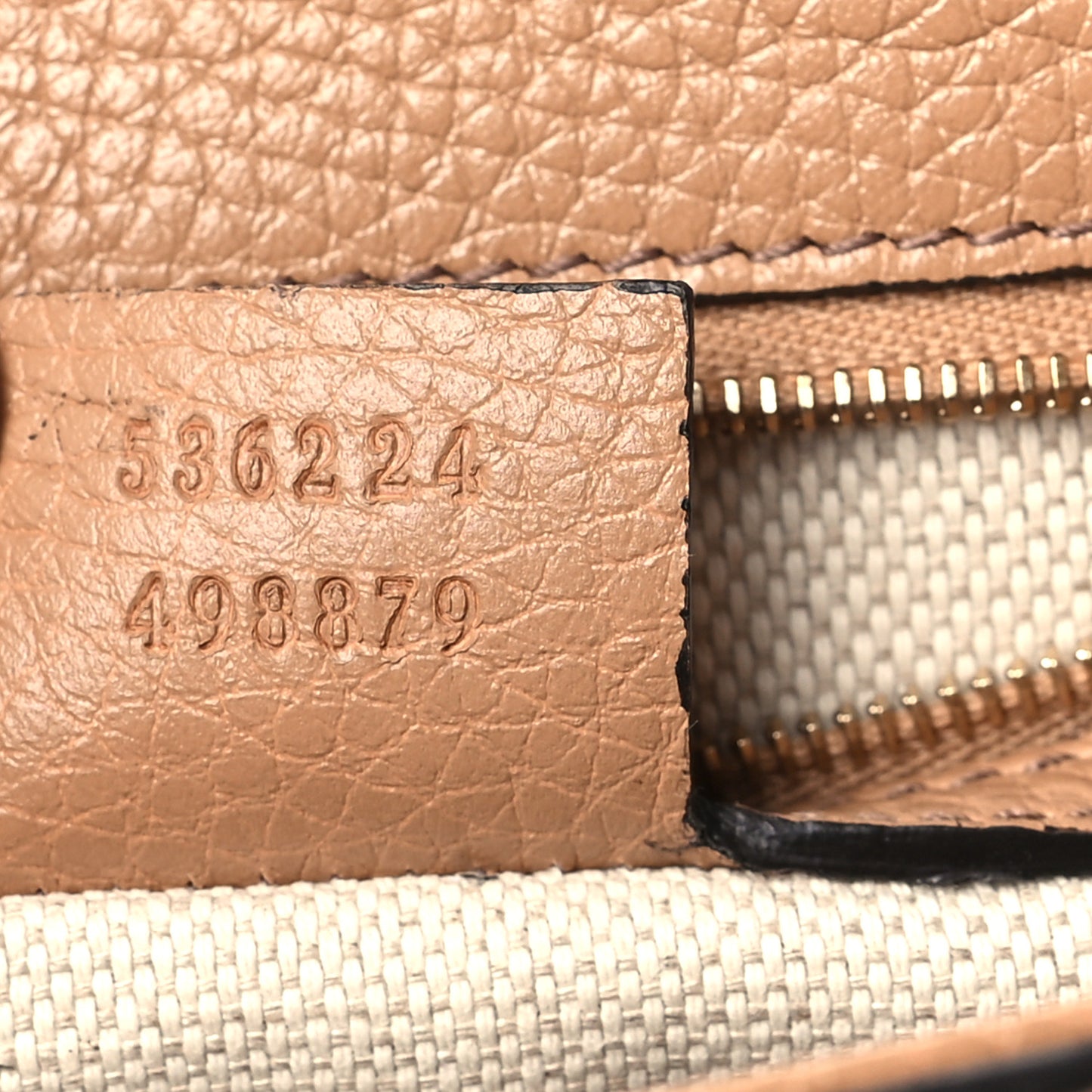 Pebbled Calfskin Medium Soho Flap Crossbody Camelia