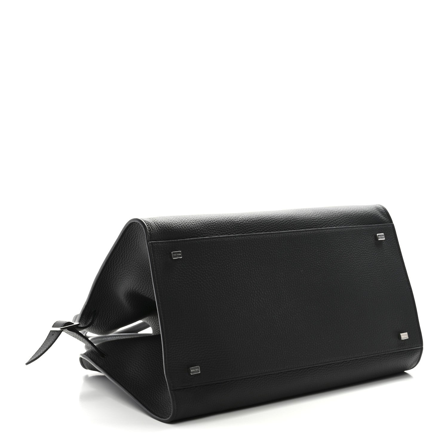 The Row Matte Grained Calfskin Soft Margaux 15 Black 4 of 9