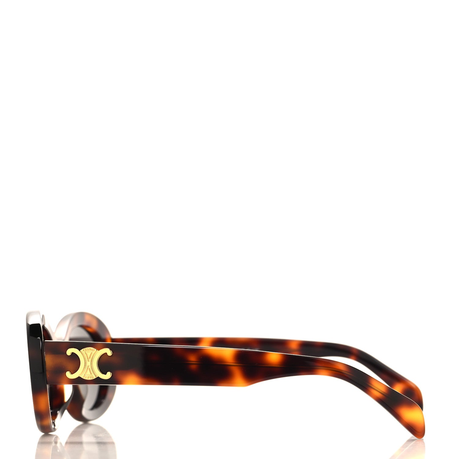 Celine Acetate Triomphe 01 Sunglasses CL 40194U Tortoise 3 of 7
