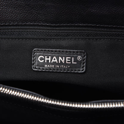 Chanel Caviar Quilted Grand Shopping Tote GST Black 5 of 15