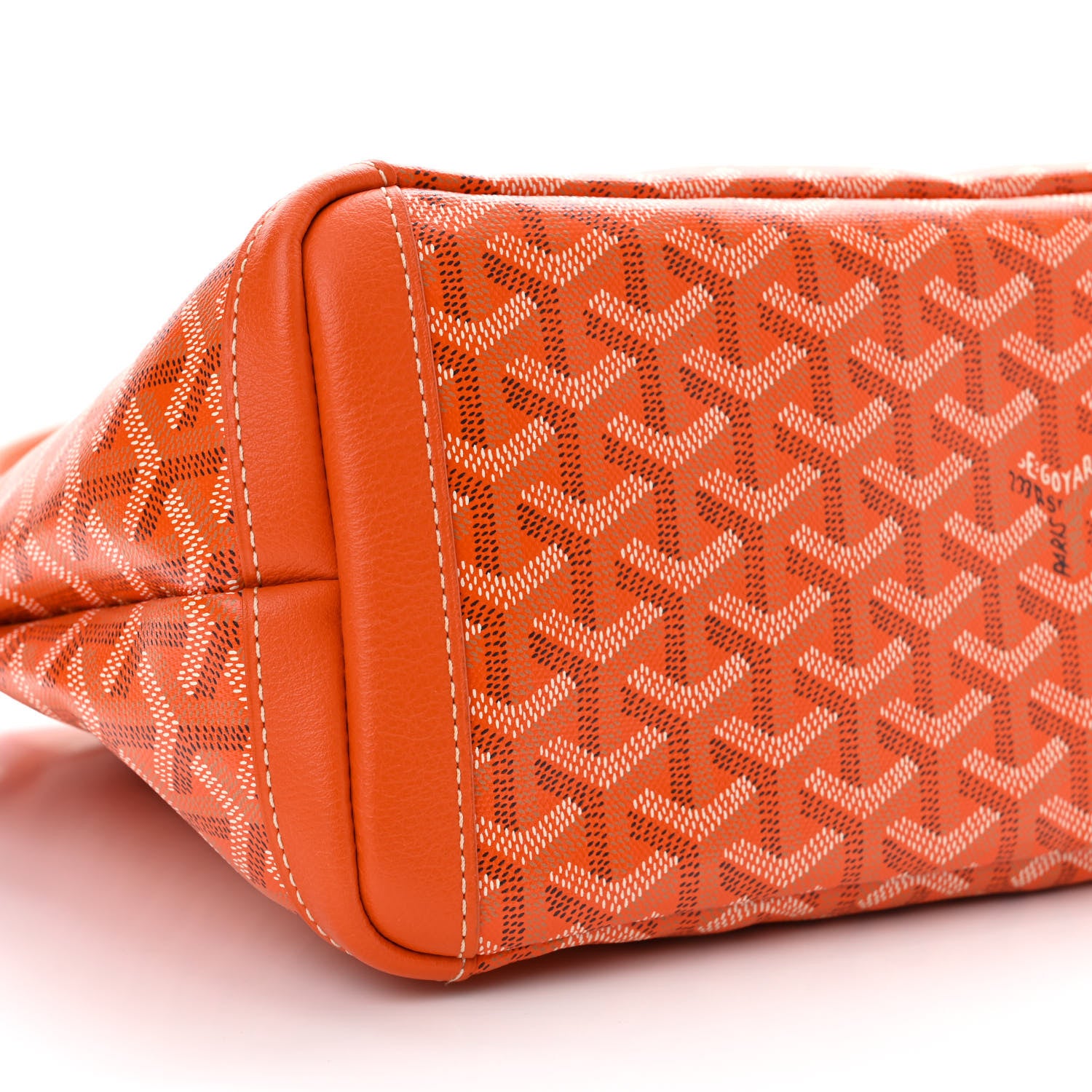 Goyard Goyardine Artois PM Orange 9 of 11
