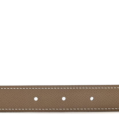 Hermes Epsom Swift 24mm My H Belt 90 36 Black Etoupe 4 of 7