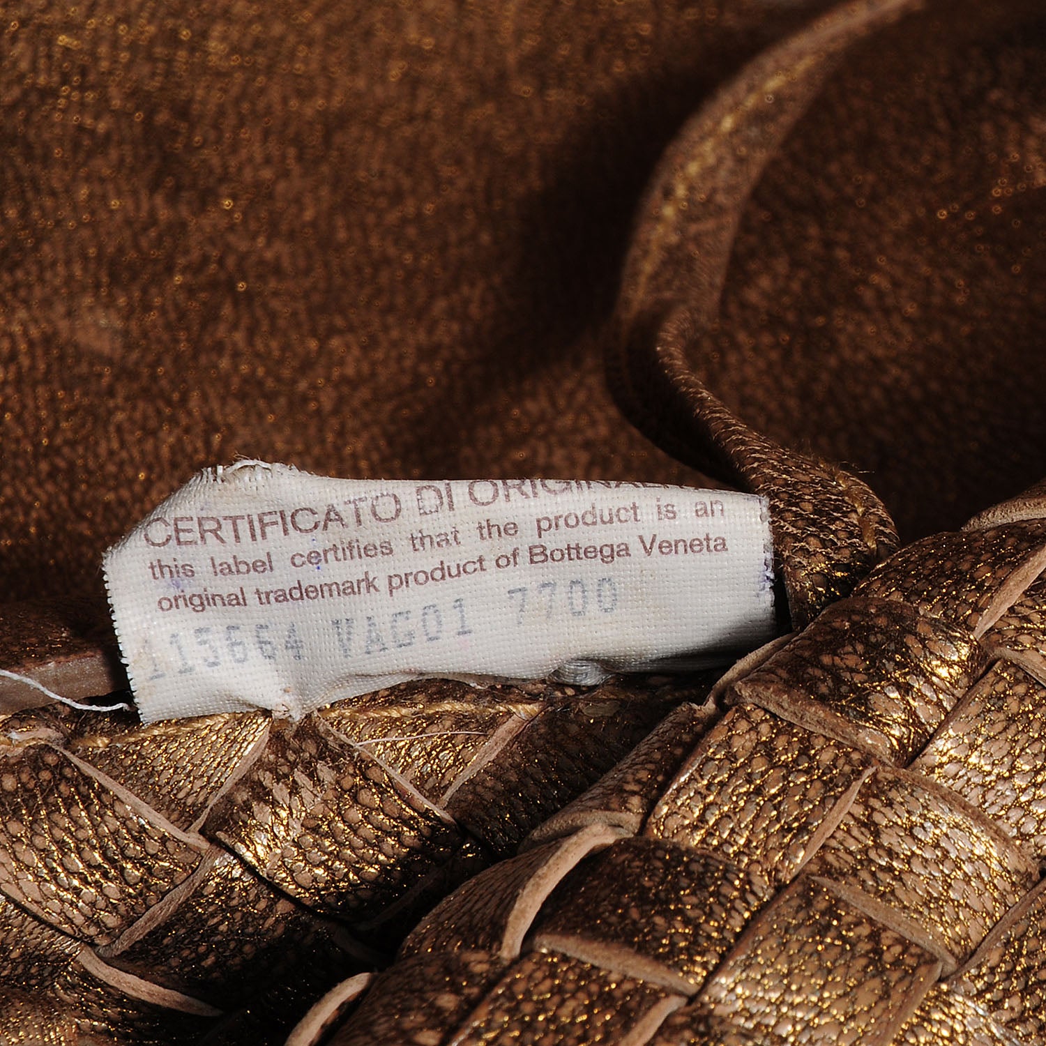 Bottega Veneta Chevre Intrecciato Medium Cabat Ottone 7 of 7