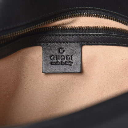 Gucci Calfskin Matelasse Small GG Marmont Shoulder Bag Black 5 of 11