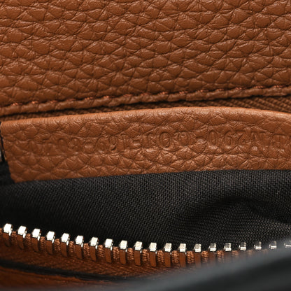 Fendi Cuoio Romano Selleria Bi-Color Medium Peekaboo Iconic Satchel Black Mou 8 of 11