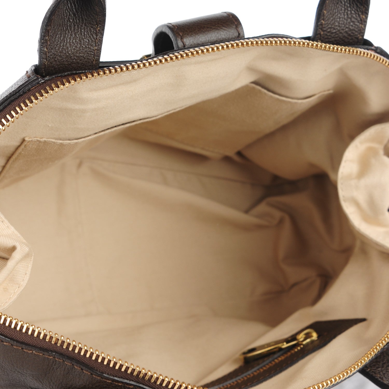 Chloe Calfskin Georgia Satchel Brown 5 of 7
