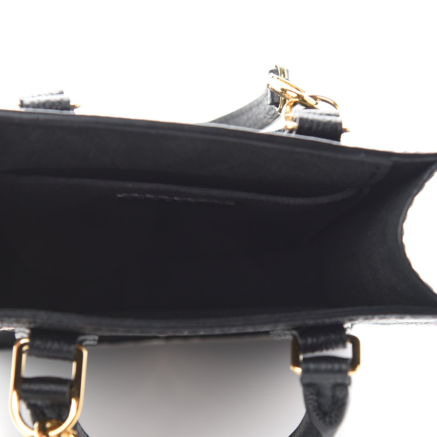 Louis Vuitton Empreinte Monogram Giant Petit Sac Plat Black Beige 5 of 8
