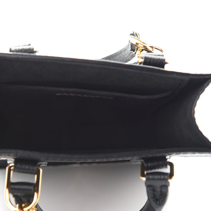Louis Vuitton Empreinte Monogram Giant Petit Sac Plat Black Beige 5 of 8