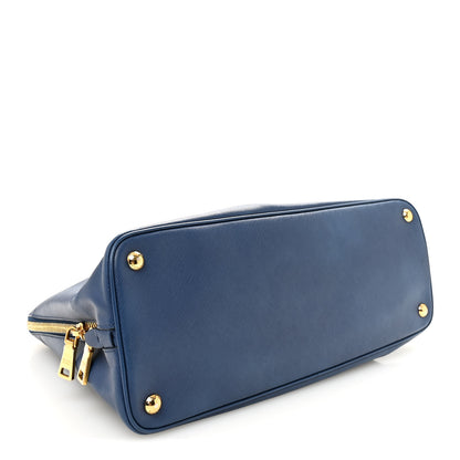 Prada Saffiano Lux Medium Promenade Tote Bluette 4 of 9