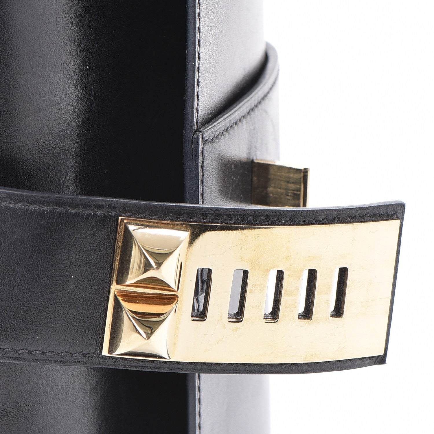 Hermes Box Medor 23 Clutch Black 14 of 17