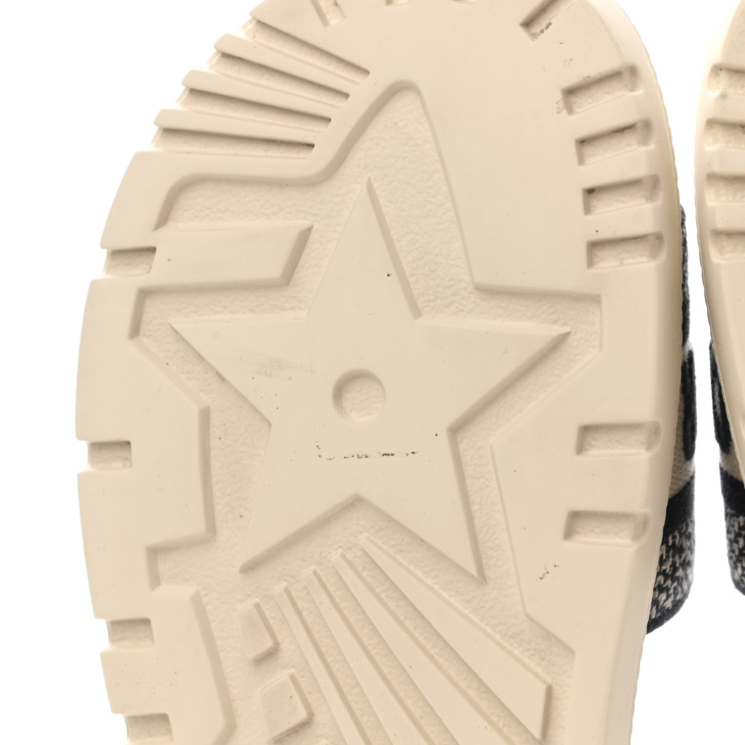 Christian Dior Canvas Toile de Jouy Embroidered Dway 10mm Slide Sandals 36.5 Deep Blue 9 of 9