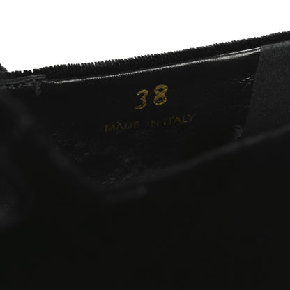 Prada Velvet Ballerina Flats 38 Black 9 of 9