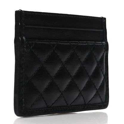 Gucci Calfskin Web Trapuntata Ophidia Card Holder Black 3 of 7