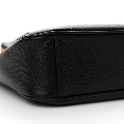 Prada Saffiano Lux Re-Edition 2005 Shoulder Bag Black 9 of 12