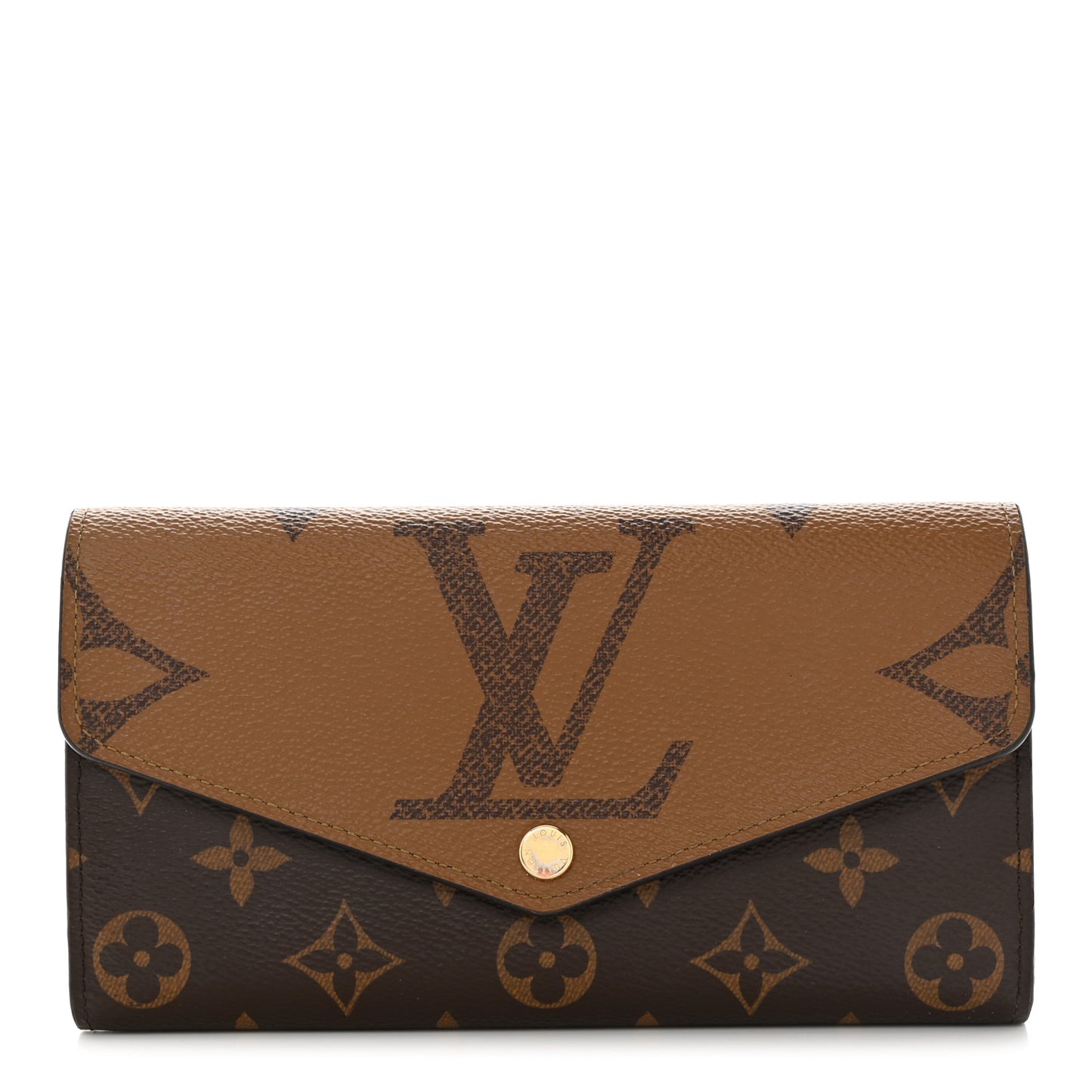 Reverse Monogram Giant Sarah Wallet