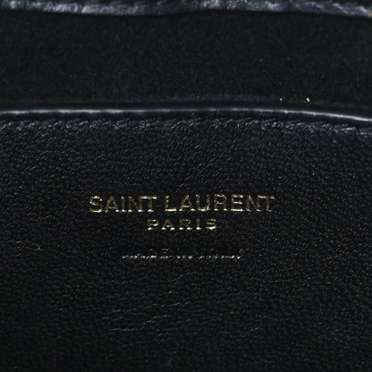 Saint Laurent Smooth Calfskin Le 5 A 7 Mini Hobo Black 6 of 10