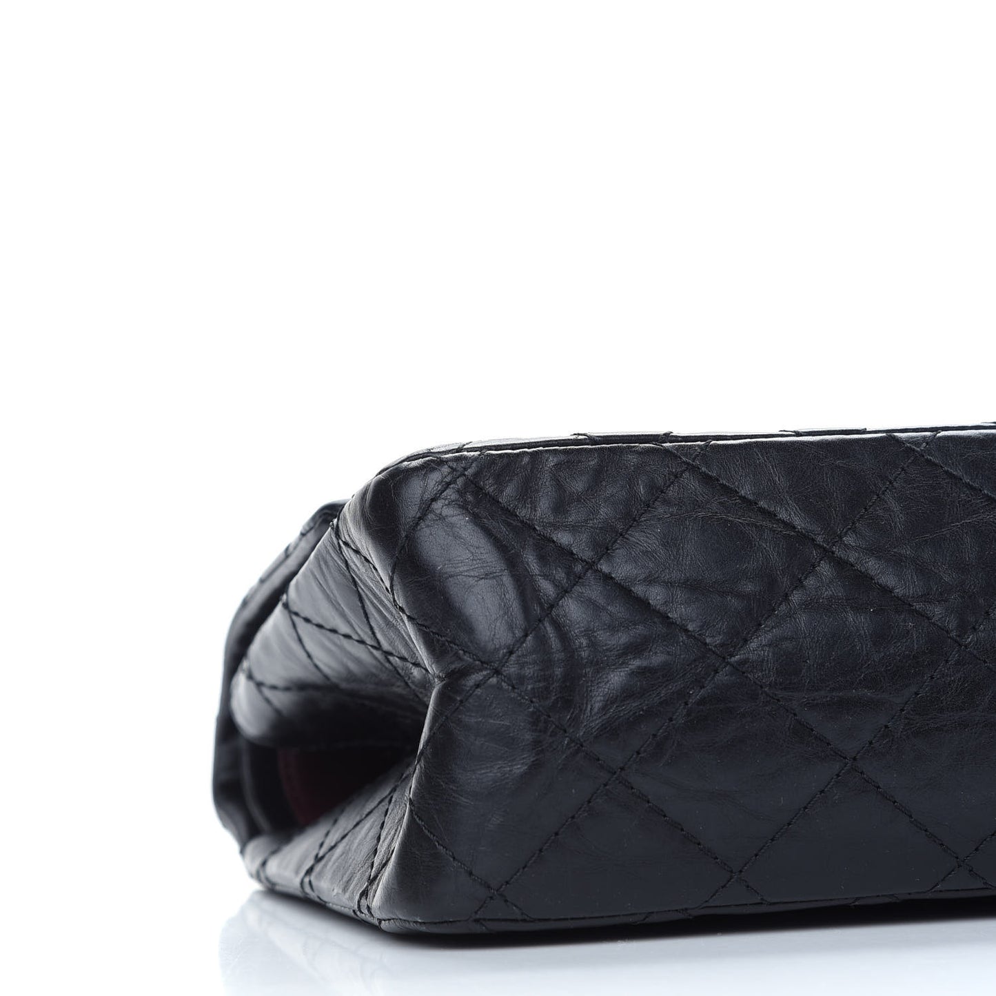Aged Calfskin Quilted 2.55 Reissue 226 Flap Black