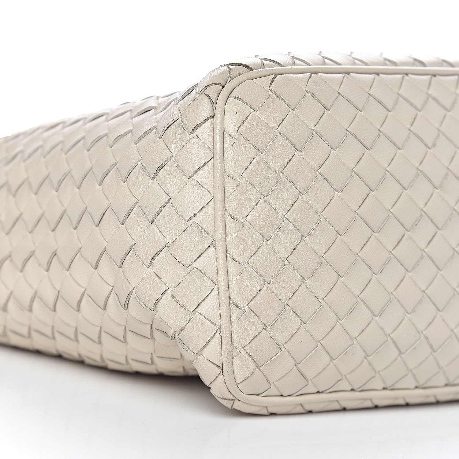 Bottega Veneta Nappa Intrecciato Small Shoulder Bag White 11 of 15